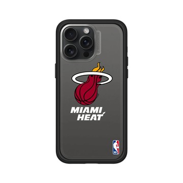 iPhone 15 Pro Max Mod NX 黑 - NBA - Logo-邁阿密熱火 Miami Heat - Light