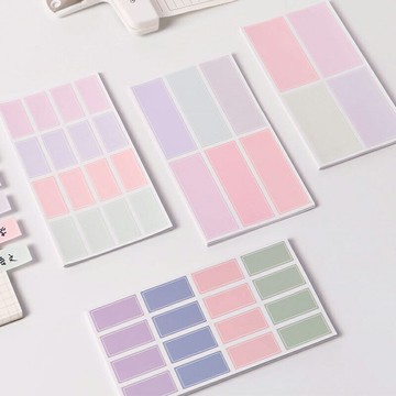 手寫標籤貼 5張入 防潑水 貼紙 可自黏 便簽 標示 記號 分類貼 姓名貼 索引貼 文具手帳【BlueCat】【RC5161】