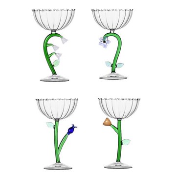 意大利ichendorf夏日限定冰淇淋杯甜品杯香檳杯無鉛玻璃雞尾酒子