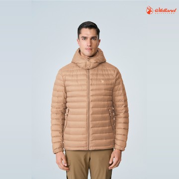 WildLand 荒野 男 700FP可拆帽三層羽絨外套 0B12102 / 163沙色