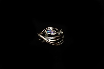 【水晶系列】墨西哥火歐泊 火彩多變 戒指 _ 幻之流