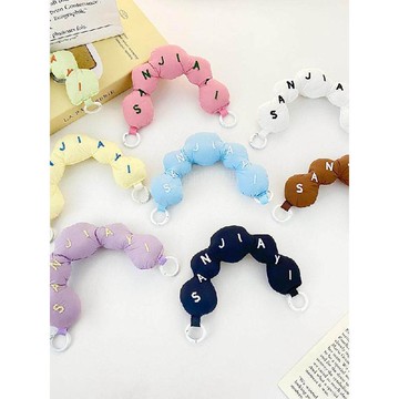 藍獅 彩色短款手機掛繩 手腕手提兩用 防丟設計 附雙扣掛環 可愛 簡約女生款