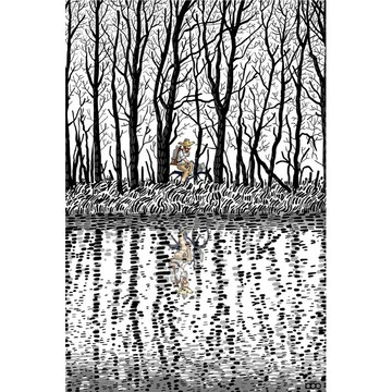 VOX - 當梵谷走進畫裡系列-湖之倒影 1000片拼圖  VE1000-68