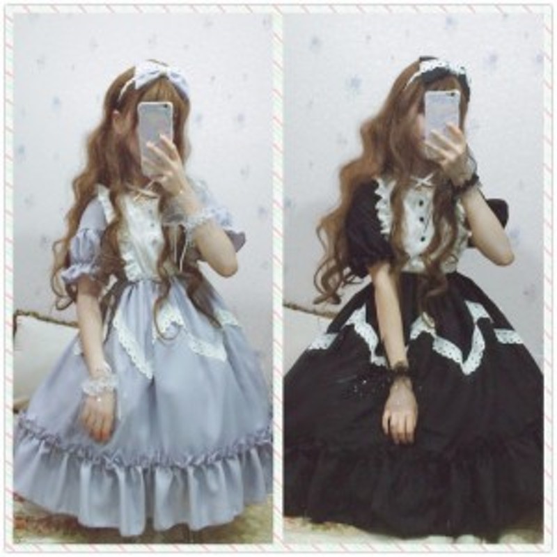 一部即納品 ロリータ ワンピース ファッション メイド服 ゴスロリ レース お姫様 2色展開 コスプレ ハロウィン クリスマス イベント 通販 Lineポイント最大1 0 Get Lineショッピング