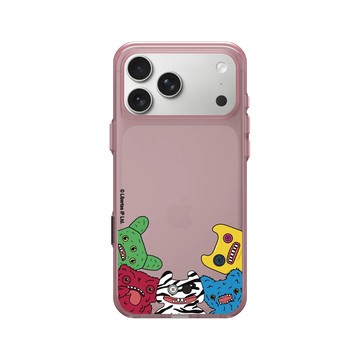 iPhone 17 Pro Max Clear (相機按鈕) 晶醺玫 - Fuggler 放克牙寶-常態系列 Regular series - 關心你牙