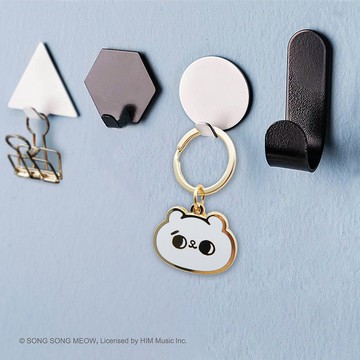 JzFun / 爽爽貓 金屬吊飾鑰匙圈(大頭)