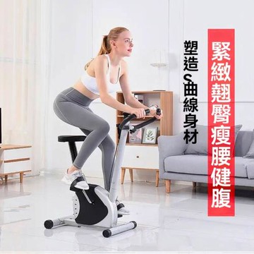 現貨 新款 家用辦公室 腳踏車 動感單車 健身器材 運動自行車 織帶車 計數功能 防滑腳套 專業合理設計