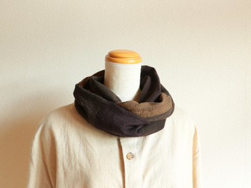 深棕/卡其/細寬/圍脖