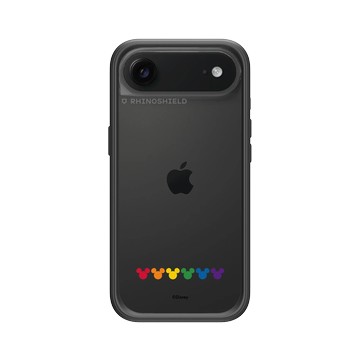 iPhone Air Mod NX -邊框背蓋組合 (相機按鈕) 黑 - 迪士尼-米奇 Mickey - Pride Celebration-Simple