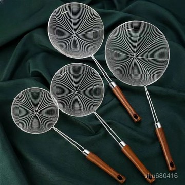 【全店免運  臺灣發貨】304不銹鋼漏勺家用食品級大漏勺撈麵撈水餃漏瓢漏勺小號笊籬廚房廚房用品 生活小神器