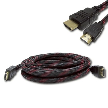 【HDMI  雙編織數位線】3M