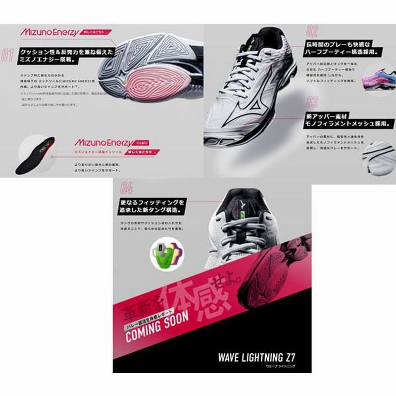 ミズノ MIZUNO バレーボールシューズ ウエーブライトニングZ7