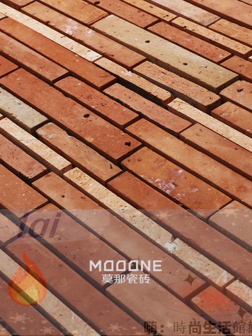 免運 可開發票 瓷磚 馬賽克磚 藝術磚 紅磚肌理馬賽克貼復古陶土磚貼片咖啡店餐飲店吧臺背景墻藝術墻磚