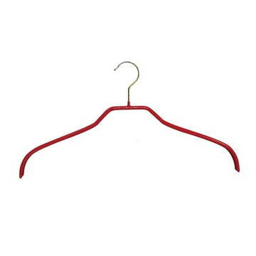 【德國MAWA】時尚止滑無痕衣架41cm(時尚紅/10入)
