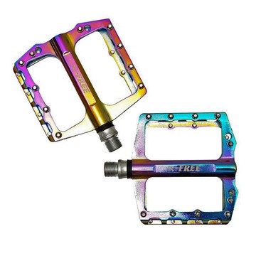 X-FREE【炫彩】鋁合金 CNC 三密封培林 踏板 自行車 3培林 大踏面 培林 腳踏板 七彩 653 B62-43】