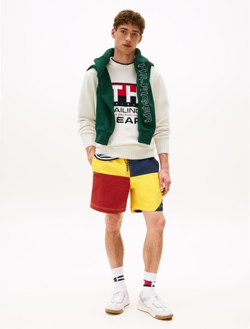 Hilfiger Sailing 航海風羅紋針織嵌花標誌毛衣