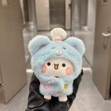臺灣/🌸掛件 毛絨 鑰匙扣 禮物一二布布10cm玩偶可愛毛絨玩具公仔鑰匙扣掛件周邊情侶佩飾送禮物