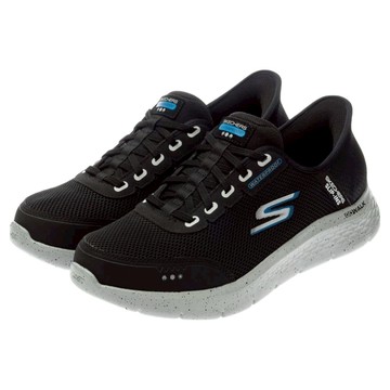 SKECHERS 男款 GO WALK FLEX WATERPROOF D楦休閒鞋 216330BLK  黑色  29cm