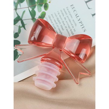 外貿出口日本紅酒塞香檳塞創意蝴蝶結仙女風密封硅膠葡萄酒瓶塞