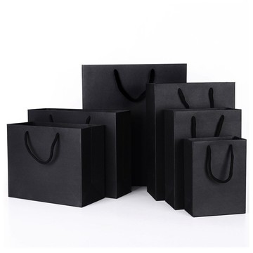 【ʚ ɞGIFTME5台灣現貨ʚ ɞ】質感紳士黑禮盒 提袋 手提袋 質感禮品袋 禮物袋 送禮 包裝袋 送禮包裝 質感提袋