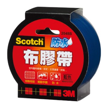 3M 強力防水24mm布膠帶(藍) 2024B【九乘九購物網】