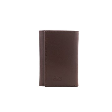 Sika三折短夾-A8241-02深咖啡