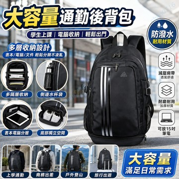 【台灣出貨】尼龍後背包 經典款 大容量 雙肩背包 電腦背包 登山背包 防水 書包 包包 工廠 登山後背包 戶外旅行包