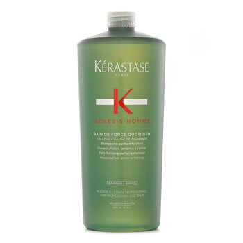 Kerastase 卡詩 男士清爽強韌浴髮乳 1000ml/34oz-所有髮質洗髮精