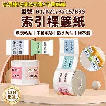 台灣總代理公司 標籤紙 B21pro B1 B21S B4 B31 D101索引貼 索引標簽貼 N次貼 標記貼記事本貼紙