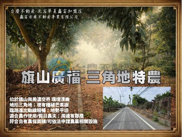 旗山廣福-三角地特農｜高雄市旗山區廣福段