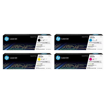 滿額現折180★【請先詢問貨況】HP 222X LaserJet 高印量原廠碳粉匣 四色 W2220X/W2221XW2222X/W2223X  適用 LaserJet Pro 3203 / 3288 / MFP 3303 / MFP 3388