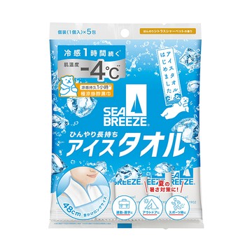【SEA BREEZE】極涼掛脖濕巾（加大版）