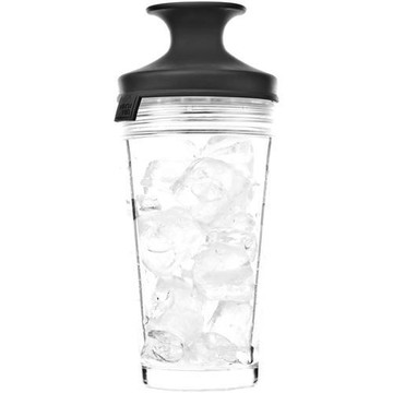 【VACU VIN】POP 過濾調酒杯(黑350ml)