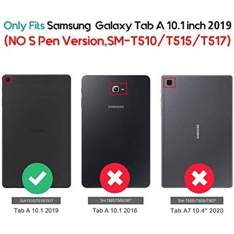 ProCase Galaxy Tab A 10.1 (2019)ケース スマート 超スリム スタンド