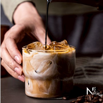【N.SPACE】湖盞玻璃杯 使用耐熱玻璃 咖啡專用玻璃杯 抗溫差玻璃  耐熱玻璃杯 防爆裂玻璃杯 咖啡玻璃杯