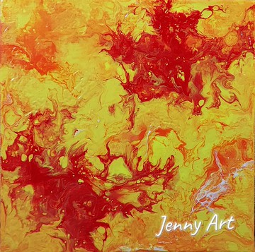 【火鳳凰】 無框畫 抽象畫 畫作 掛畫 居家擺設 居家生活