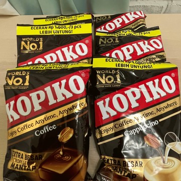【現貨】越啡｜進口必買零食 KOPIKO可比可咖啡糖｜經典咖啡糖＆咖啡牛奶風味糖果