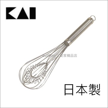 asdfkitty*貝印 304不鏽鋼專業打蛋器-雙層構造.發泡更容易-日本製