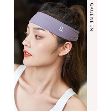 格寧瑜伽運動發帶女吸汗夏止汗導汗跑步頭帶健身束發帶寬邊頭巾戴