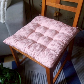 TROMSO 北歐都會加厚坐墊  柔美編織粉  38 x 38cm