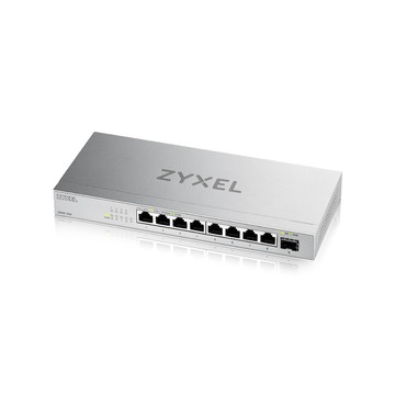 Zyxel XMG-108 9埠 Multi-Gig 無網管 交換器 (1埠10G SFP+ 8埠2.5G RJ45)