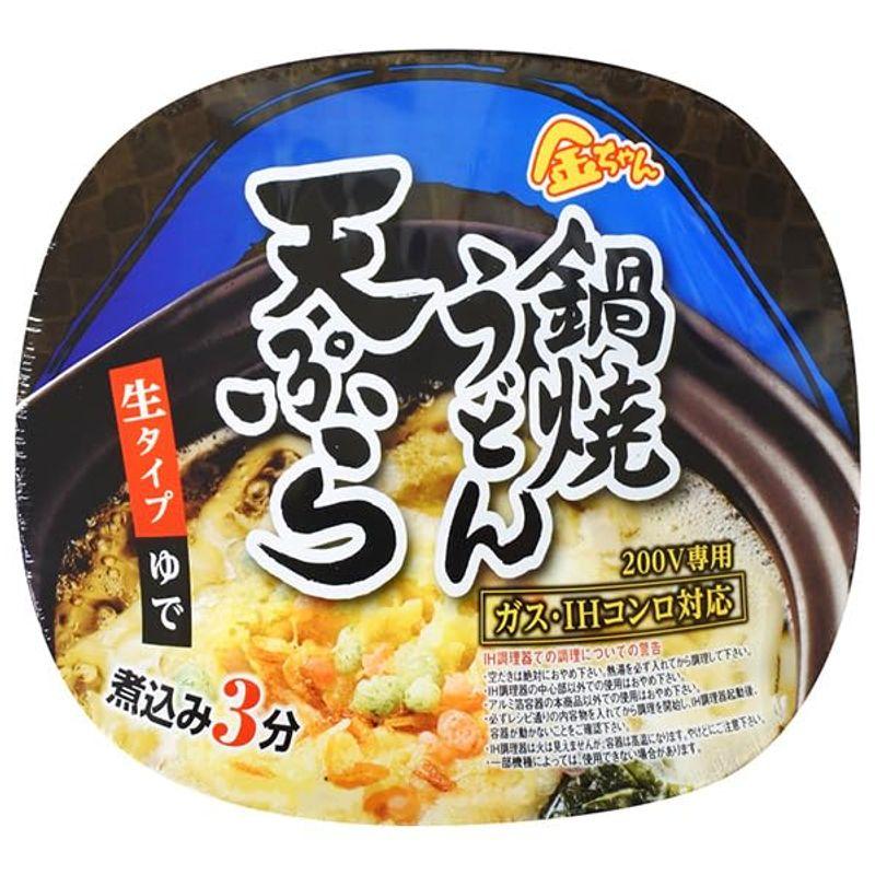 徳島製粉 金ちゃん 鍋焼うどん 天ぷら 217g×12個入