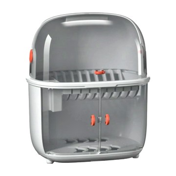 AOTTO 創意傢俱 大容量瀝水碗櫃 AL-022 食品級ABS+PP材質  2層  橘色  1個