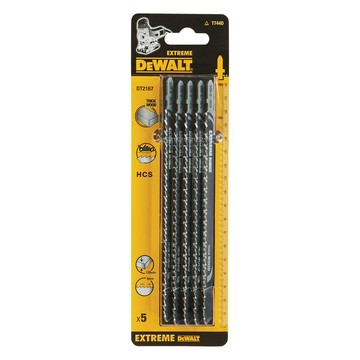 DEWALT 得偉 木工線鋸片組 180mm 6T (5入)  1組