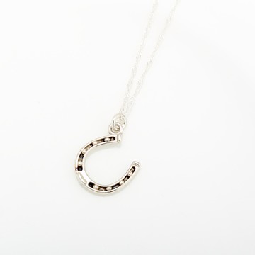 【Angel & Me】幸運 馬蹄鐵 s925 純銀 項鍊 生日 情人節 聖誕節