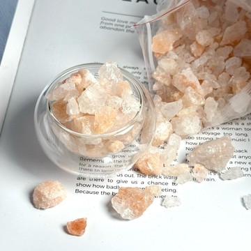 千晶水晶 喜馬拉雅山天然鹽塊 迷你款雜碎塊鹽塊 1公斤裝 玫瑰鹽 鹽粉 鹽塊 鹽晶礦