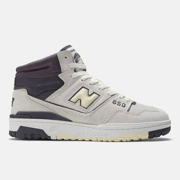 New Balance 紐巴倫 650R [BB650RVP] 男 休閒鞋 復古鞋 中筒 舒適 白灰