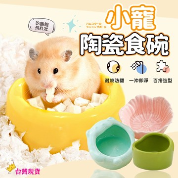 【12H發貨 滿額免運】倉鼠用陶瓷小食盆 陶瓷倉鼠小食盆 鼠食盆 寵物鼠食盆 倉鼠食盆 鼠用食盆 小寵食盆 小動物食盆