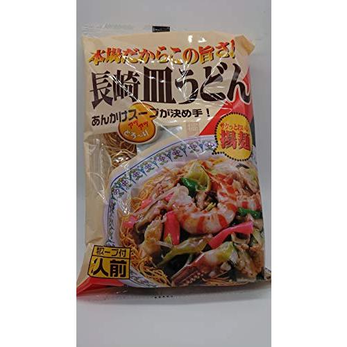 小川屋　本場の味　長崎皿うどん　2人前×4個セット　特製スープ付き