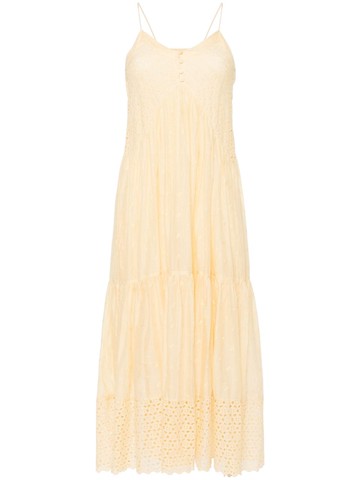 MARANT ÉTOILE - Sabba cotton maxi dress - women - Organic Cotton - 40 - Yellow